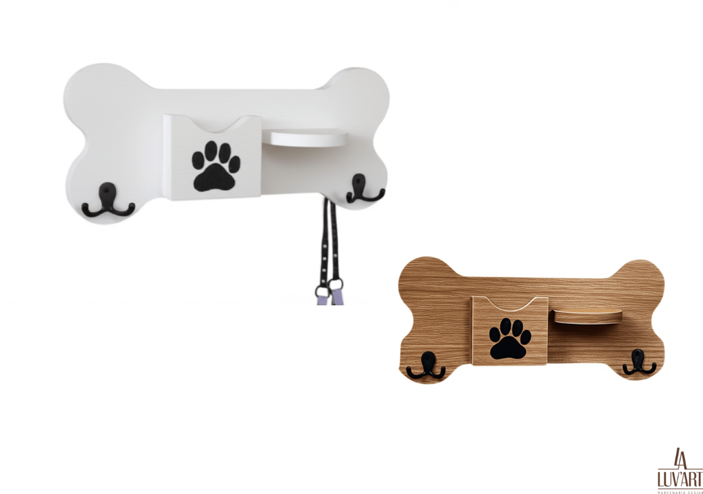 Porta chave pet com suporte - Luv'Art Marcenaria